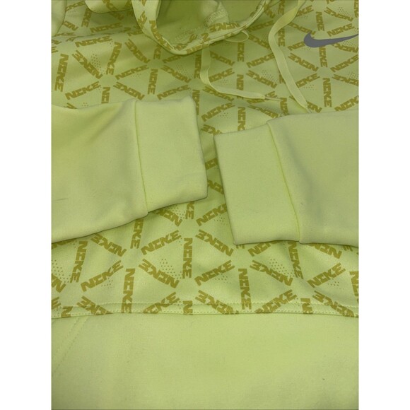 Nike Men's Therma B Yellow All Over Print Fleece Hoodie (DD1760-060) Size Large - Picture 4 of 9